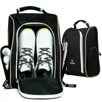 Unisex Golf Shoe Bag with Ventilation & Side Pockets