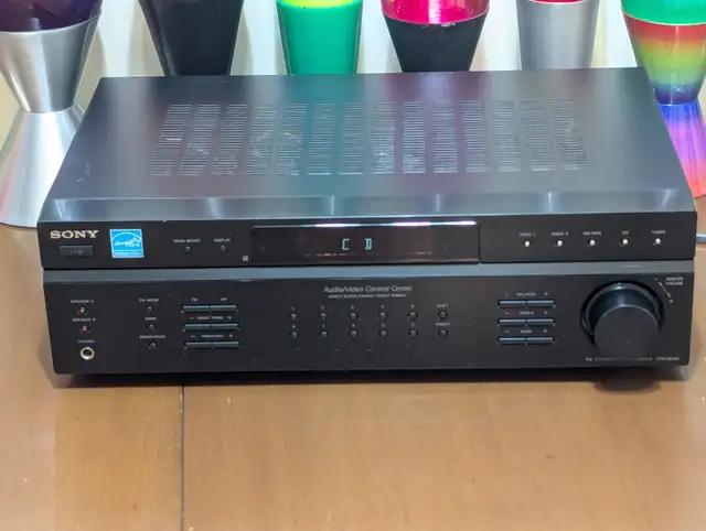 Stereo Receiver Amplifier Sony Audio Video Control Center