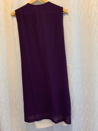 Purple and Beige Dress