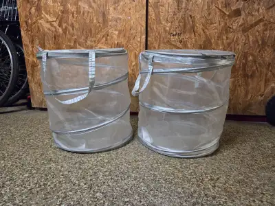 IKEA JÄLL Folding Laundry Hampers (2 Available) – Near New ✨, View more