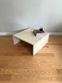 Vintage travertine rectangular coffee table