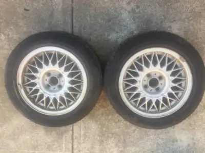 BMW e30 15" BBS Basketweave rims (Only 2 available) Tires are dismounted and not included. $500 for...