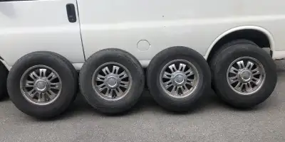 *** the asking price is for the set of four *** I have a SET OF FOUR - 17" Eagle Alloy rims the tire...