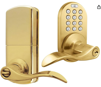 Secure your man/girl cave or home office with this MiLocks TKL-02P Digital Lever Handle Door Lock wi...