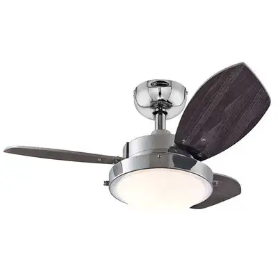 Westinghouse Lighting Wengue 30" Chrome Indoor Ceiling Fan, View more