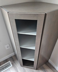 Corner kitchen cabinet - maple