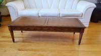 Table à café en véritable bois Vintage wood coffee table