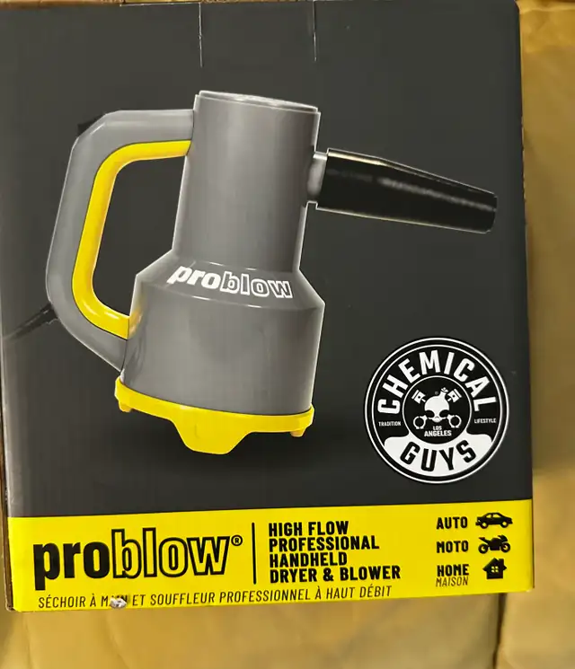 Chemical Guys ProBlow High Flow Handheld Dryer & Blower in Vacuums in Oakville / Halton Region - Image 3