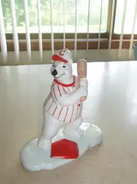 FIRST $35~ Vintage Porcelain Coca Cola Polar Bear Figurine ~