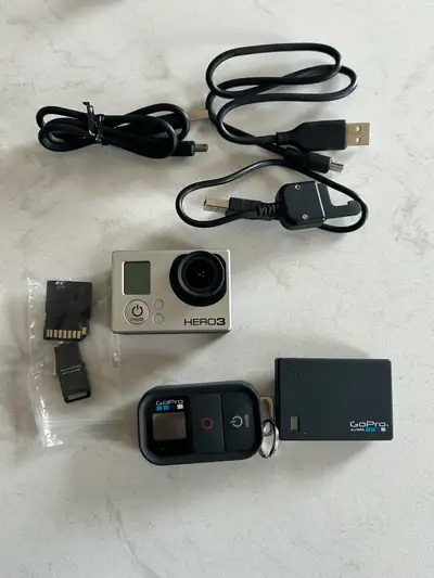GoPro Hero3 camera and accessories, View more