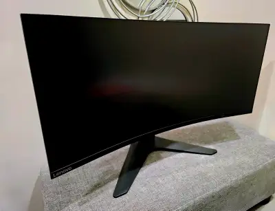 Lenovo G34w-10 – 34” Curved Ultrawide Gaming / WFH Monitor (Mint, View more