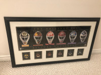 NHL Original 6 print / framed $ 90 nice
