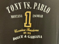 Dolce and Gabana tony montana vs Pablo Excobar 