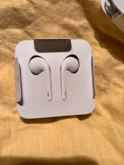 Apple wired earphones with , View more