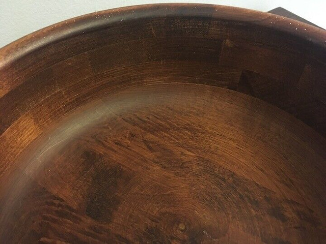 Vintage Large Single BARIBOCRAFT WOODEN BOWL Hand Made in Arts & Collectibles in Mississauga / Peel Region