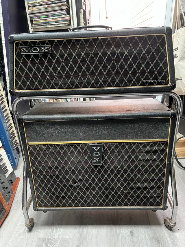 1968 VOX BUCKINGHAM SUPER REVERB V1121 with TROLLEY in Amps & Pedals in City of Toronto - Image 2