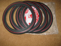 SOLD!!! 1/4inch raised, NOS, 'RED LINE' TIRE... 15" PORTA WALLS