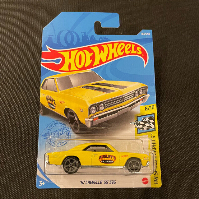 Hot Wheels AUSLEY'S '67 CHEVELLE SS 396 NEW MATCHBOX in Toys & Games in Markham / York Region