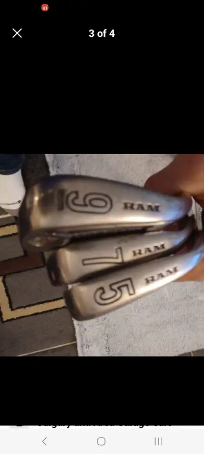 RAM Golf Club Irons 5-7-9 Lady Craigton Stainless, View more