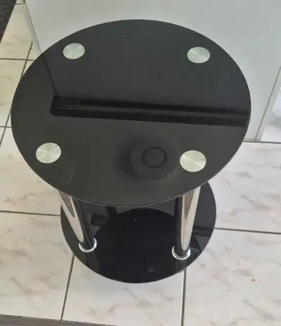 Beautiful bistro set along with beautiful glass top center table, View more