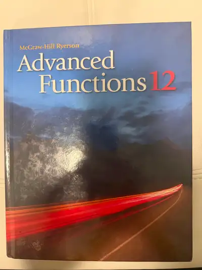 Advanced Functions 12, McGraw-Hill Ryerson, View more