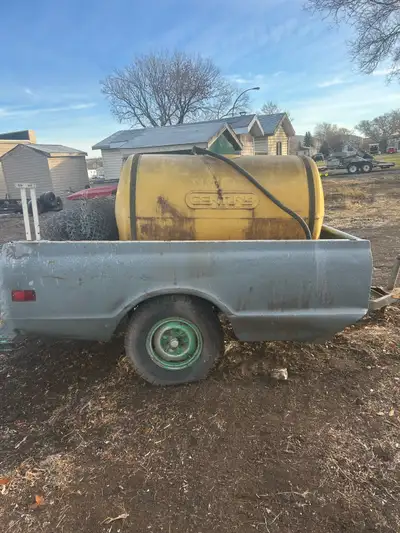 I have 3/4 ton box trailer for sale with water tank on the back