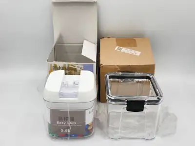 Easy Lock container organizer (2 models) / contenant refermable, View more