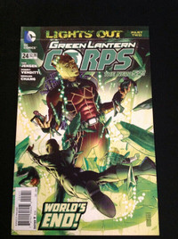 DC Comic The New 52! Green Lantern Corps #24 LIGHTS OUT VF/NM.