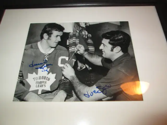 Dave Keon Signed Photo On Choice - 100% Proof Of All - Framed in Arts & Collectibles in Mississauga / Peel Region - Image 2