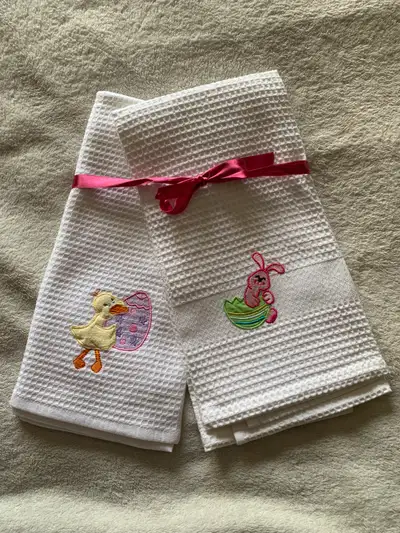NEW - Easter Kitchen Towel Set 2pc, View more