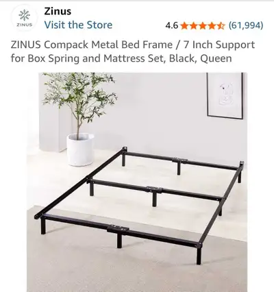double long/queen bed frame, View more