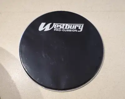 Vintage Westbury Drums 22"inch BASS DRUM HEAD RESONATE - Mint A+, View more