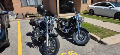 1993 harley dyna 1200 cc and also 1999 Yamaha vstar 1100cc great running bikes just need money for d...