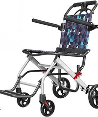Easy Fold Down, Lightweight Transfer Wheelchair