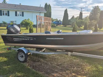 Bought last year from an old man boats like new so is motor 15 yamaha tought we'd use it more but pr...