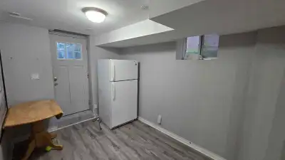 1 bed room basement appartment