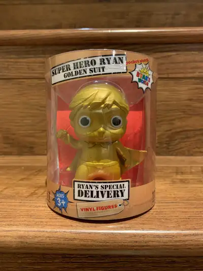 Ryan’s World Super Hero Ryan Golden Suit CHASE , View more