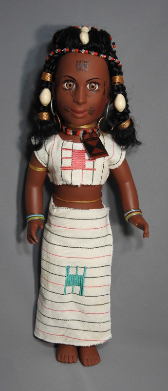 VINTAGE WEST AFRICAN EDUCATIONAL FULANI DOLL 1986 in Toys & Games in City of Toronto