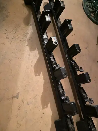 Ski racks for a smaller car. Used on BMW300 series. Winter isn’t over yet? Located in Strathcona Par...