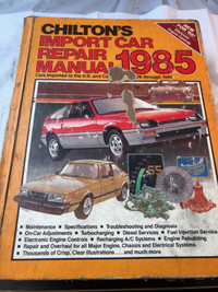 VINTAGE 1978 - 1985 IMPORT CAR REPAIR MANUAL #M0749