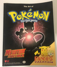 The Art of Pokemon: The First Movie Book MEWTWO Strikes Back '98