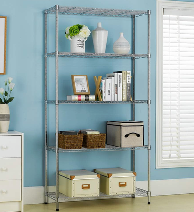 Metal 5 Shelf Wire Shelving Unit Storage, View more