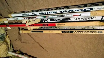 Clearance- NHL Game Used and Other Leafs Hockey Stick, View more
