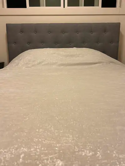 Queen size bed - with mattress., View more