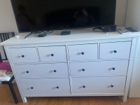 IKEA HEMNES 8-drawer dresser - WHITE
