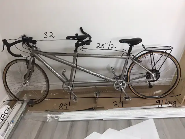 tandem cannondale avec crossrack in Road in Laval / North Shore - Image 10