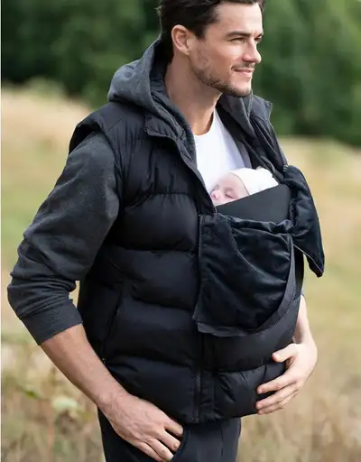 NEW - Seraphine Men’s Vest with Babywearing Pouch, View more