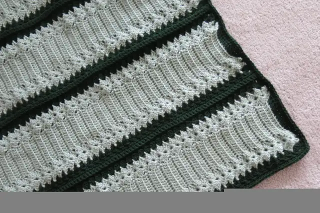 LAP AFGHAN / BLANKET for wheelchair / child's bed, 36x43" in Other in Calgary - Image 4
