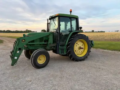 Hello, selling my John Deere 6200 loader tractor. 2wd. 620 loader. Autotrac universal steering with...