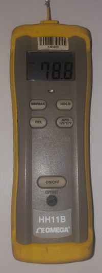 Omega Digital Thermometer /Temperature meter model HH11B